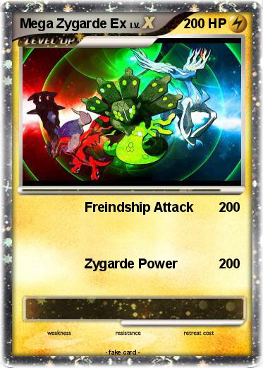 Pokemon Mega Zygarde Ex