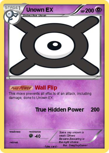 Pokemon Unown EX