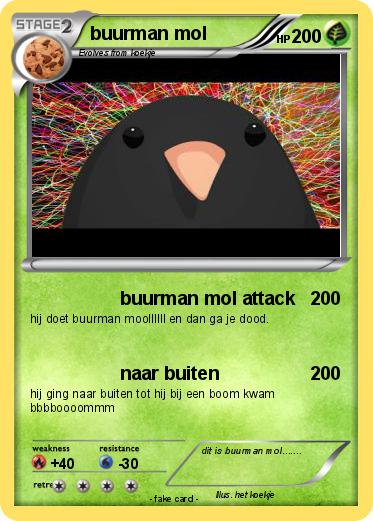 Pokemon buurman mol