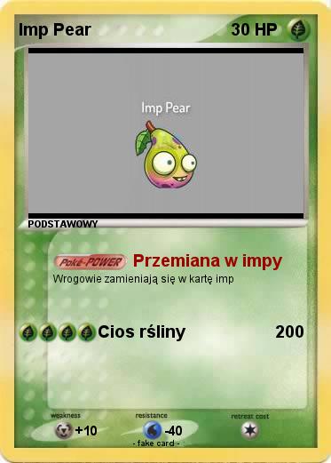 Pokemon Imp Pear