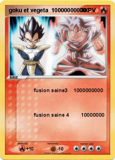 Pokemon goku et vegeta  100000000000