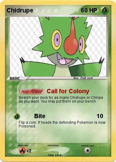 Pokemon Chidrupe