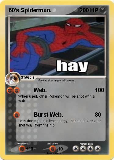 Pokemon 60's Spiderman.