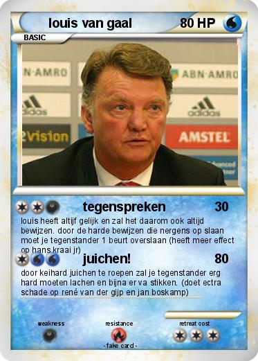 Pokemon louis van gaal