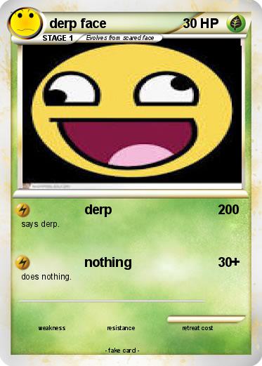 Pokemon derp face
