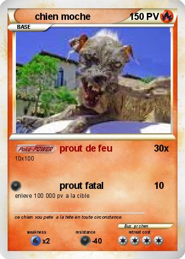 Pokemon chien moche