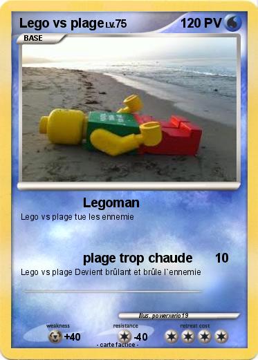 Pokemon Lego vs plage