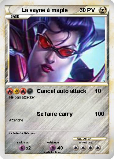 Pokemon La vayne à maple