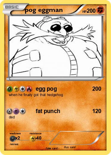 Pokemon pog eggman