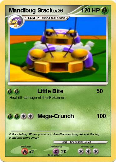 Pokemon Mandibug Stack