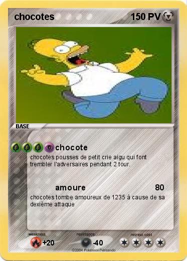 Pokemon chocotes