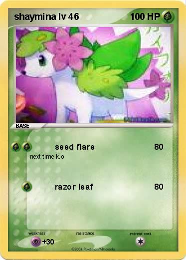 Pokemon shaymina lv 46