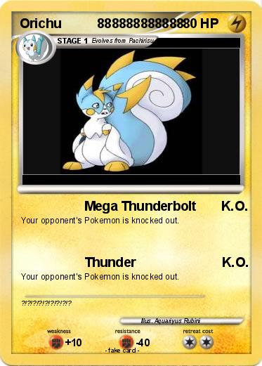 Pokemon Orichu          888888888888