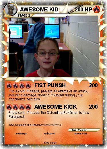 Pokemon AWESOME KID