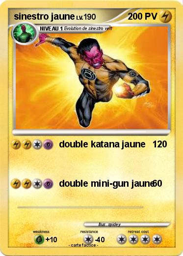 Pokemon sinestro jaune