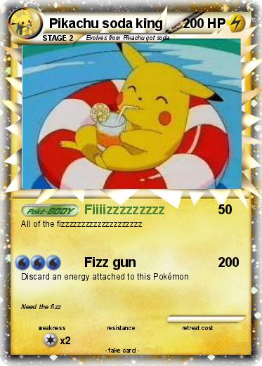 Pokemon Pikachu soda king