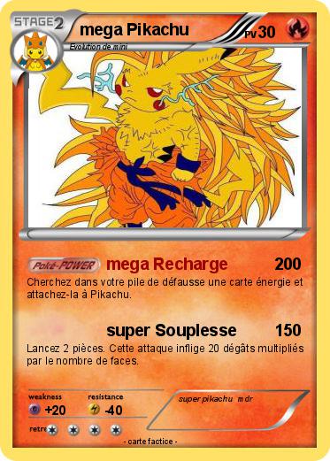 Pokemon mega Pikachu