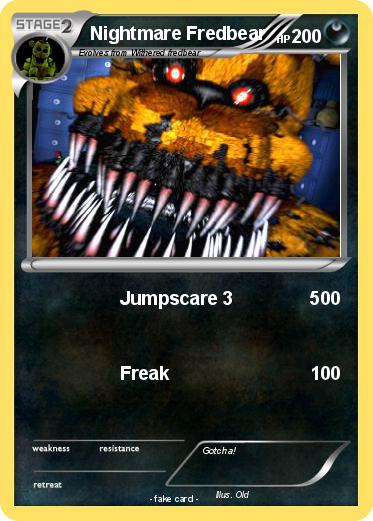 Pokemon Nightmare Fredbear