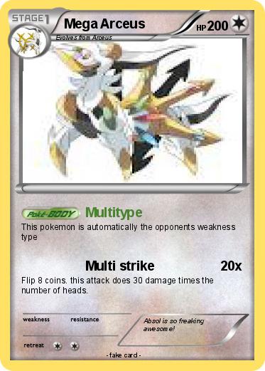 Pokemon Mega Arceus
