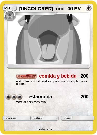 Pokemon [UNCOLORED] moo