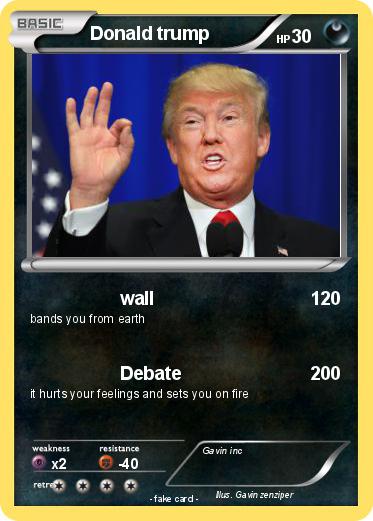 Pokemon Donald trump