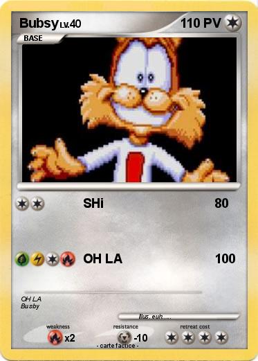 Pokemon Bubsy