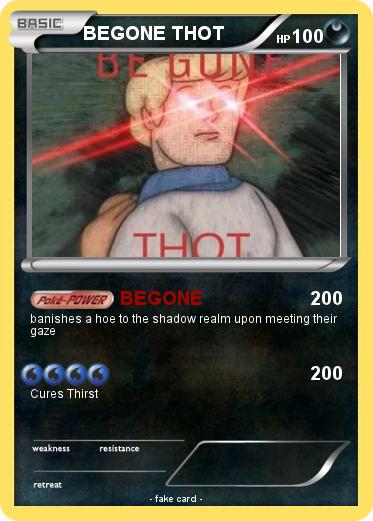 Pokemon BEGONE THOT