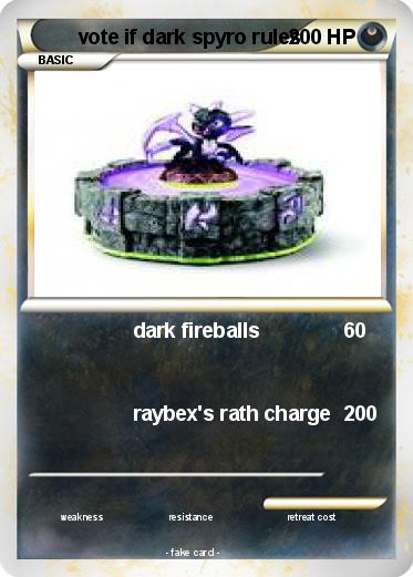 Pokemon vote if dark spyro rules