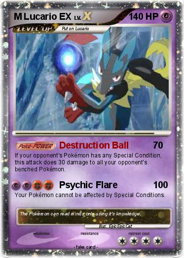 Pokemon M Lucario EX