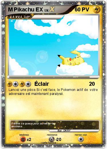 Pokemon M Pikachu EX