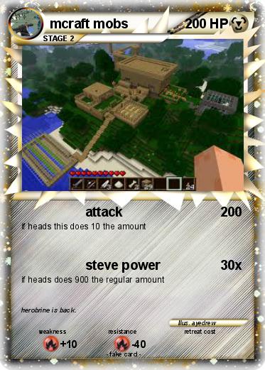 Pokemon mcraft mobs