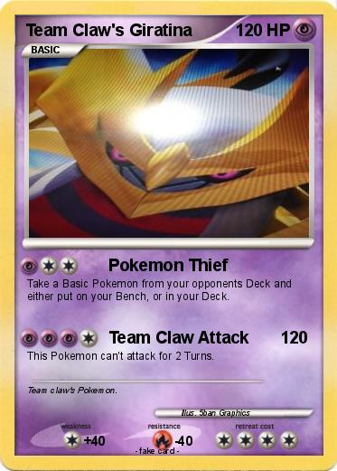 Pokemon Team Claw's Giratina