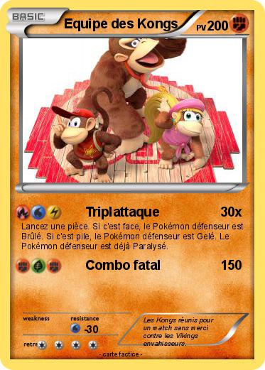 Pokemon Equipe des Kongs