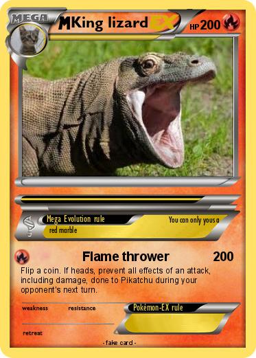 Pokemon King lizard