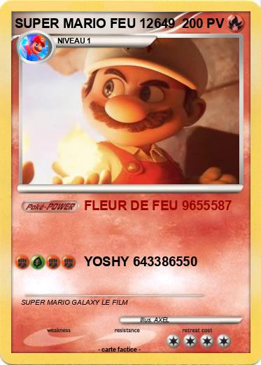 Pokemon SUPER MARIO FEU 12649