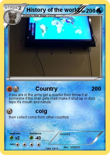 Pokemon History of the world