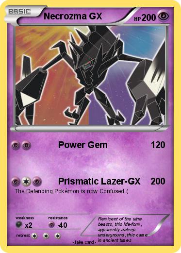 Pokemon Necrozma GX