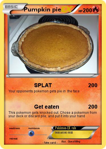 Pokemon Pumpkin pie