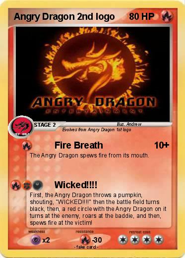 Pokemon Angry Dragon 2nd logo