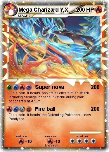 Pokemon Mega Charizard Y,X