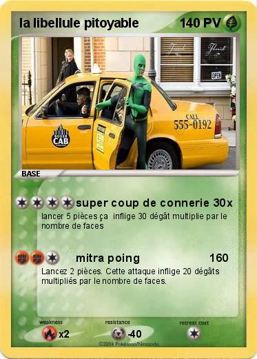 Pokemon la libellule pitoyable