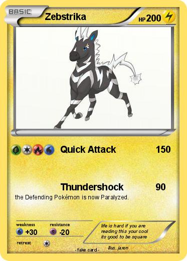 Pokemon Zebstrika