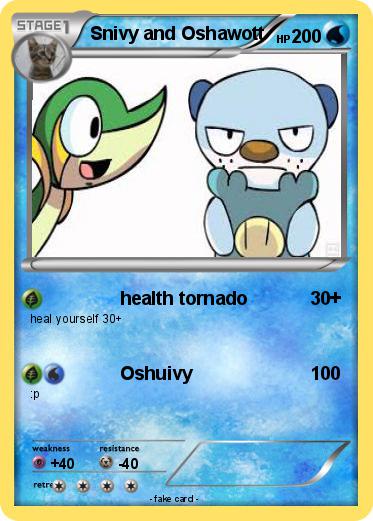 Pokemon Snivy and Oshawott