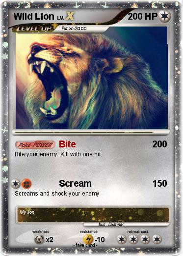 Pokemon Wild Lion
