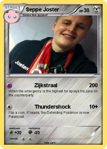 Pokemon Seppe Joster