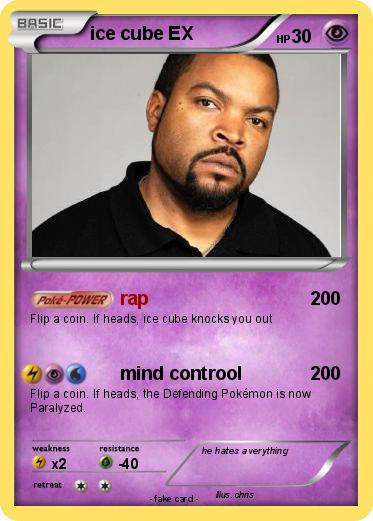 Pokemon ice cube EX