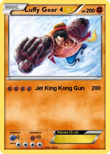 Pokemon Luffy Gear 4
