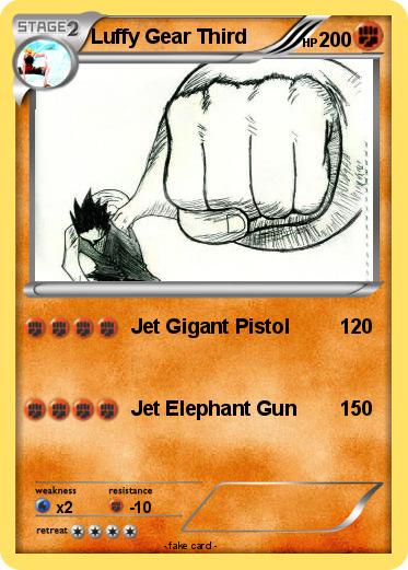 Pokemon Luffy Gear Third