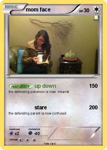 Pokemon mom face