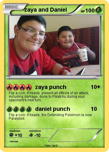 Pokemon zaya and Daniel